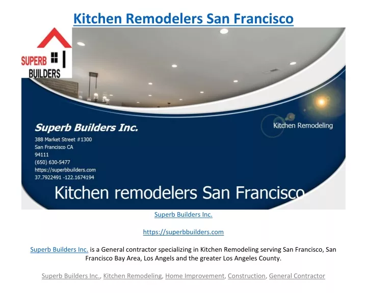 kitchen remodelers san francisco