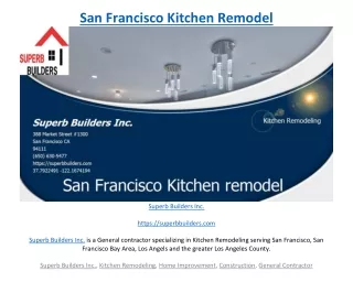 san francisco kitchen remodel