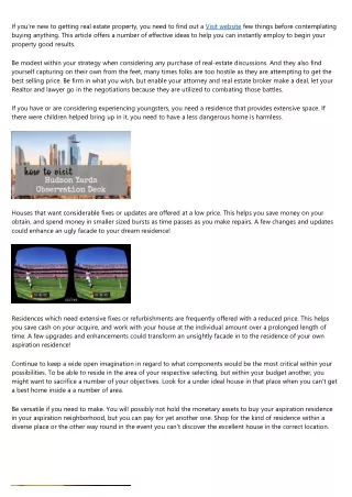 if you re new to getting real estate property