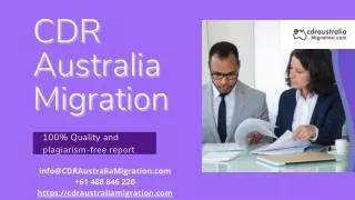 CDR Australia Migration