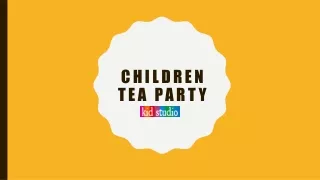 children tea party
