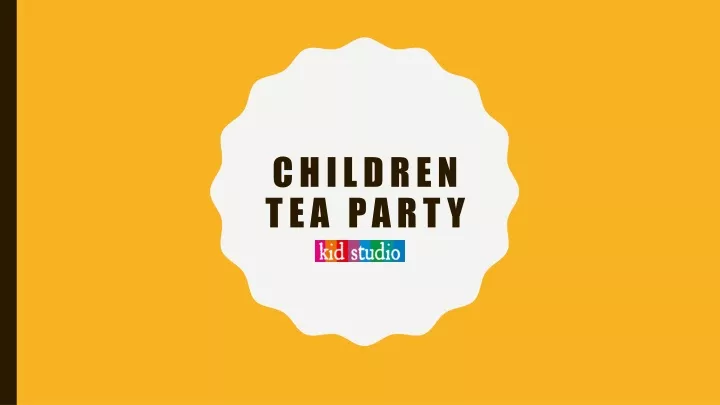 children tea party