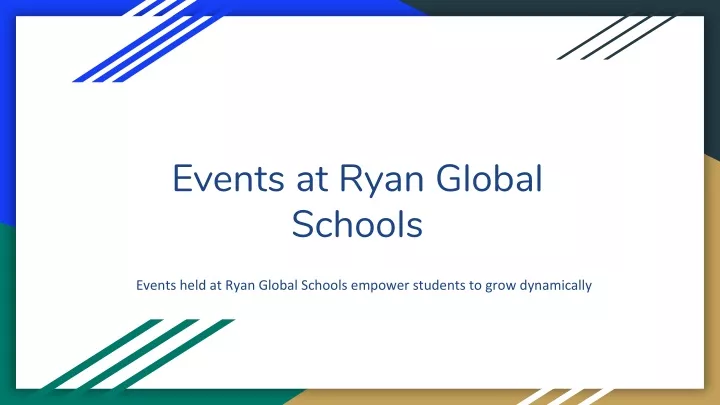 events at ryan global schools