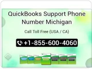QuickBooks Support Phone Number Michigan 1-855-6OO-4O6O