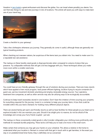 vacation is jaco hotels a great enthusiasm