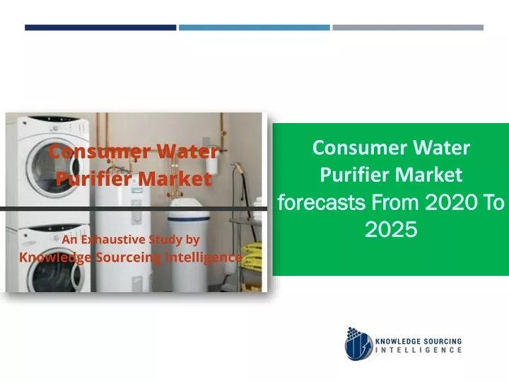 consumer water purifier market forecasts from