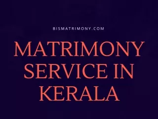 Kerala Marriage Site | Kerala Matrimony