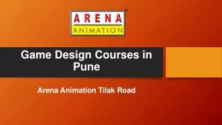 game design courses in pune