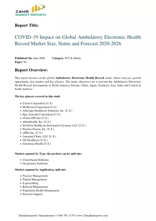 report title