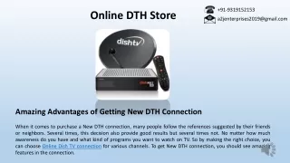 Book Best New DTH Connection Plans online