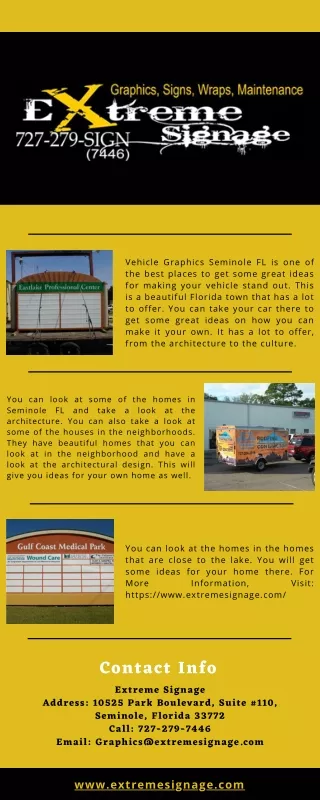 Vehicle Graphics Seminole FL