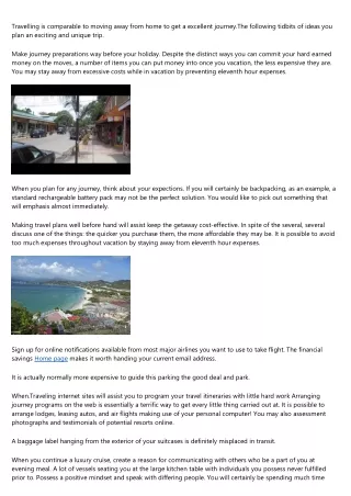 travelling is comparable to moving away from home