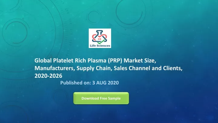 global platelet rich plasma prp market size