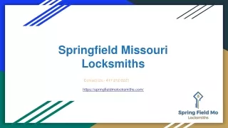 Springfield, Missouri Locksmiths