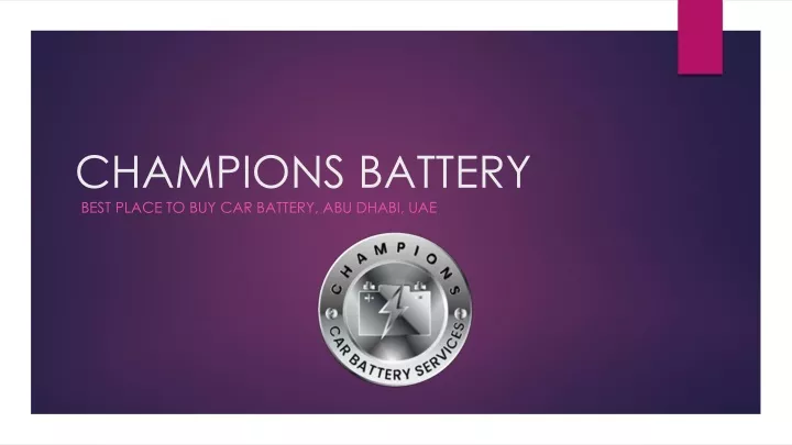 champions battery