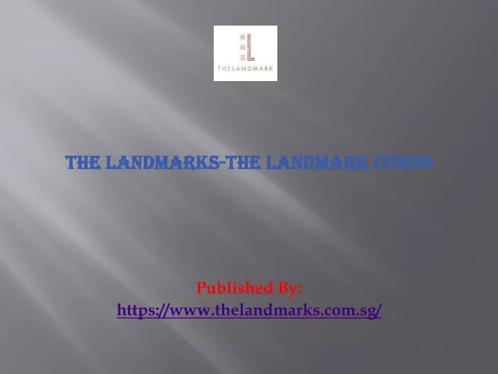 the landmarks the landmark condo published by https www thelandmarks com sg