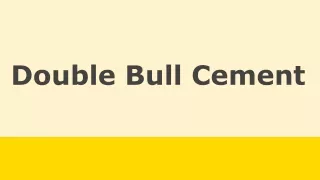 double bull cement