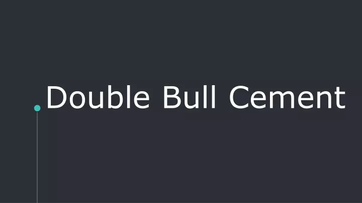 double bull cement