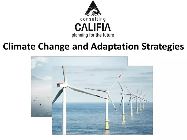 climate change and adaptation strategies