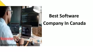 Best Software Company In Canada | Nanovise Inc.