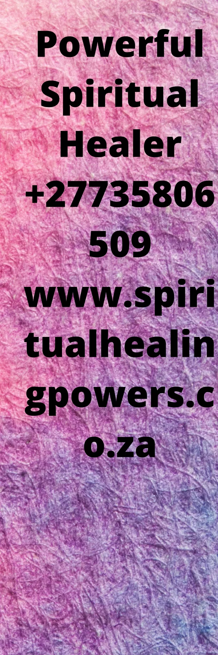 powerful spiritual healer 27735806 509 www spiri
