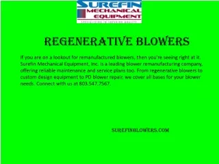 Surefinblowers.com - Regenerative Blowers