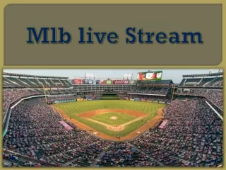 mlb live stream