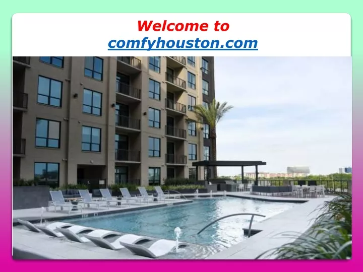 welcome to comfyhouston com