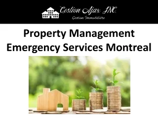 Property Management Emergency Services Montreal