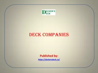 Deck Companies
