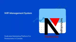 WiFi Management System | Dedicated Marketing Platform For Restaurants In Canada
