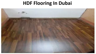 hdf flooring in dubai