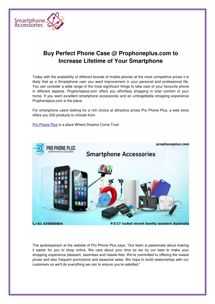 buy perfect phone case @ prophoneplus