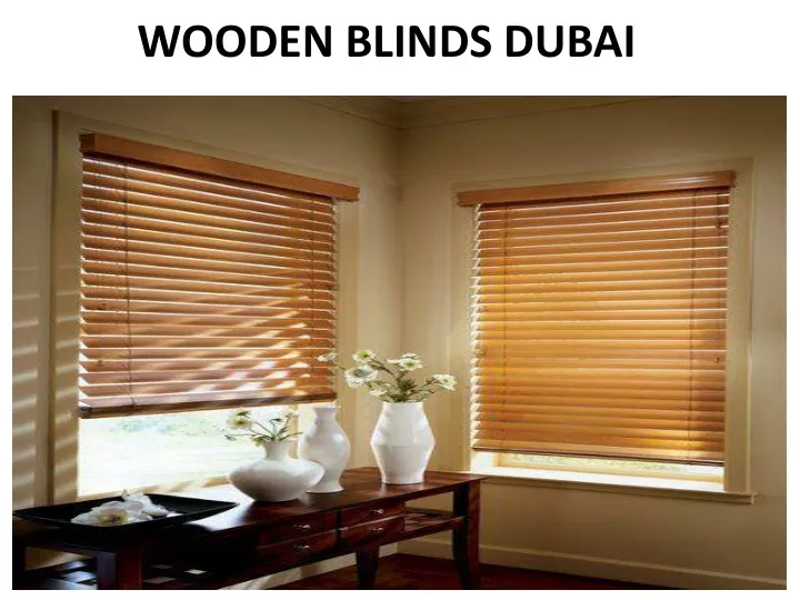 wooden blinds dubai