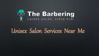 unisex salon services near me