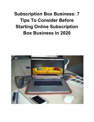 subscription box business 7 tips to consider