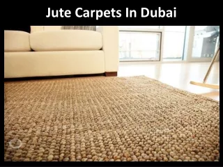 jute carpets in dubai