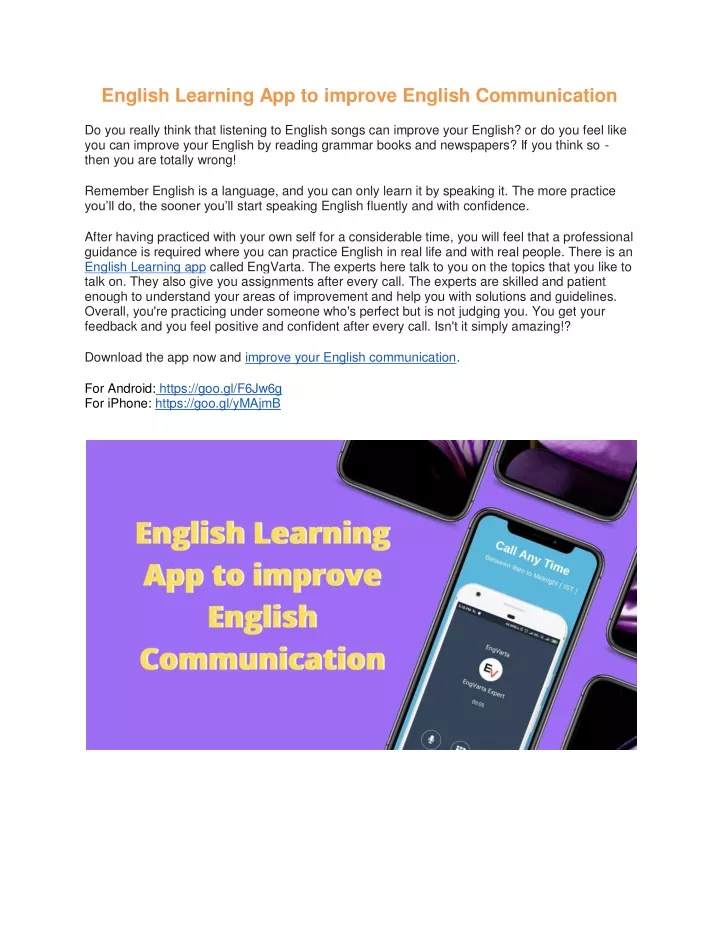 english learning app to improve english