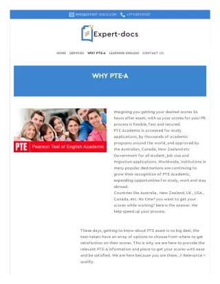 Buy English Exam PTE-A Academic Scores| Buy PTE 65 Score Online