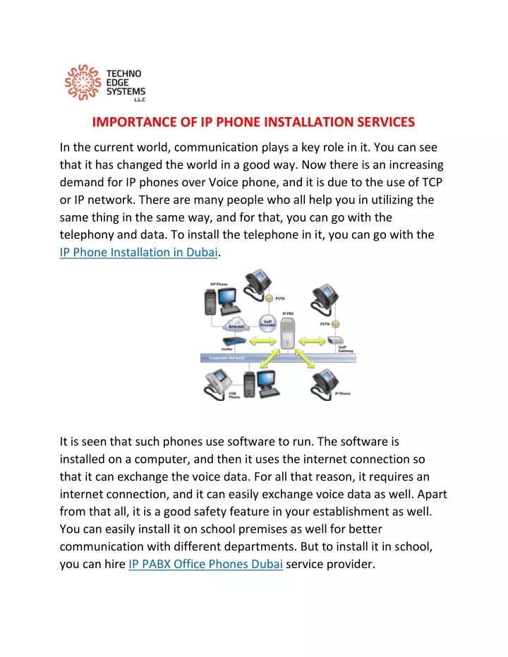 importance of ip phone installation services