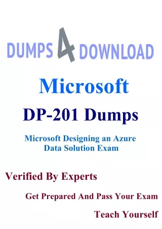 microsoft dp 201 dumps