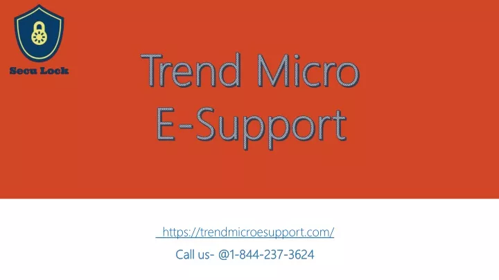 trend micro e support
