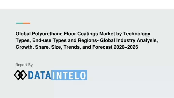 global polyurethane floor coatings market
