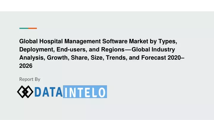 global hospital management software market