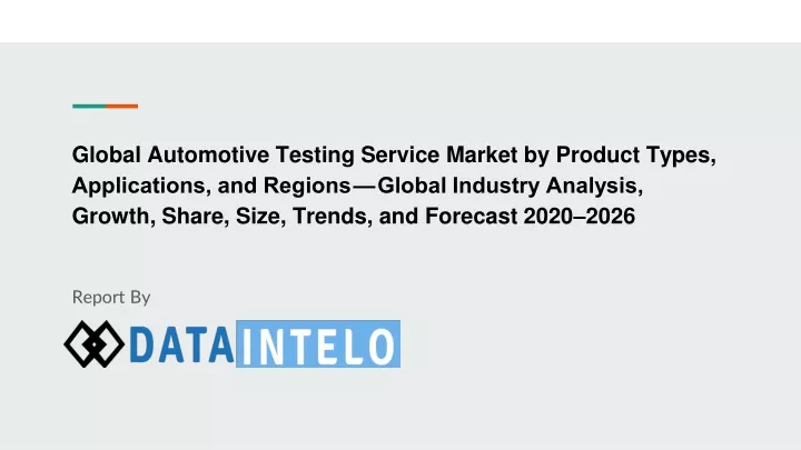 global automotive testing service market
