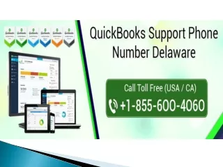 QuickBooks Support Phone Number Delaware 1-855-6OO-4O6O