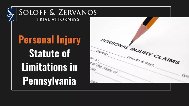 personal injury statute of limitations