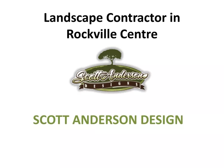 landscape contractor in rockville centre