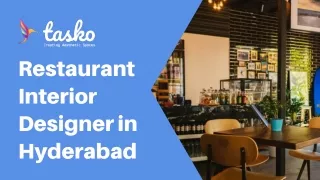 Restaurant interior designer in Hyderabad | Tasko