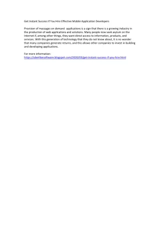 get instant success if you hire effective mobile